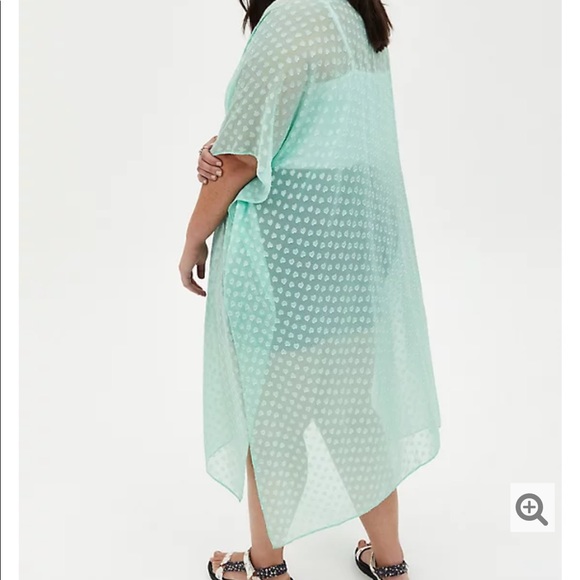 Torrid | Mint Kimono - Picture 3 of 4